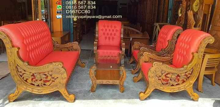  Kursi  tamu  sofa Raffi  Ahmad  Asli Jepara Murah  Furniture 